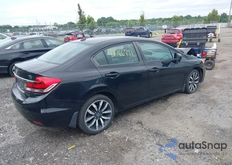 2014 Honda Civic Ex-L from USA, damaged, VIN 19XFB2F97EE223513